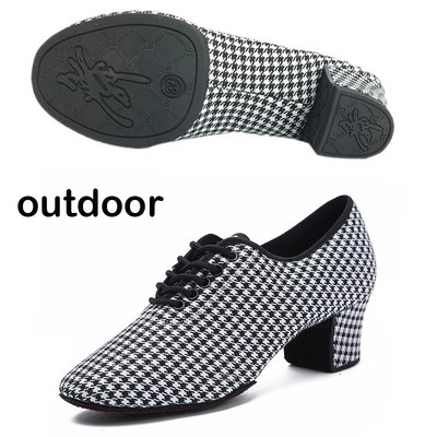 Dámske latinskoamerické tanečné topánky, jazzové tanečné topánky na salsu, dámske vysoké podpätky 5 cm, tréningové moderné tango tanečné tenisky