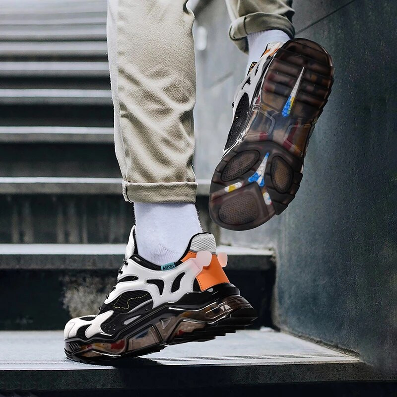 Muške tenisice za trčanje, modne lagane tenisice, prozračne sportske trčalice na otvorenom, elastični potplat velike veličine