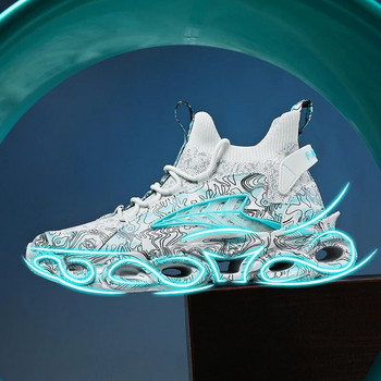 Νέα ανδρικά εξαιρετικά ελαφριά παπούτσια για τρέξιμο Μόδα Unisex Αθλητικά Παπούτσια Μεγάλου Μεγέθους Χοντρό γυναικεία λεπίδα Σόλα Παπούτσια Τζόκινγκ Ζευγάρι Zapatos