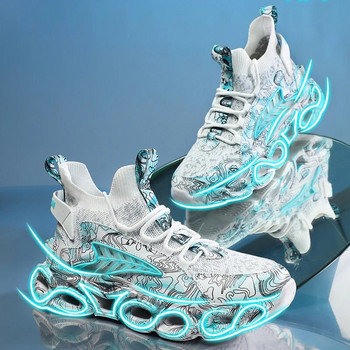 Νέα ανδρικά εξαιρετικά ελαφριά παπούτσια για τρέξιμο Μόδα Unisex Αθλητικά Παπούτσια Μεγάλου Μεγέθους Χοντρό γυναικεία λεπίδα Σόλα Παπούτσια Τζόκινγκ Ζευγάρι Zapatos