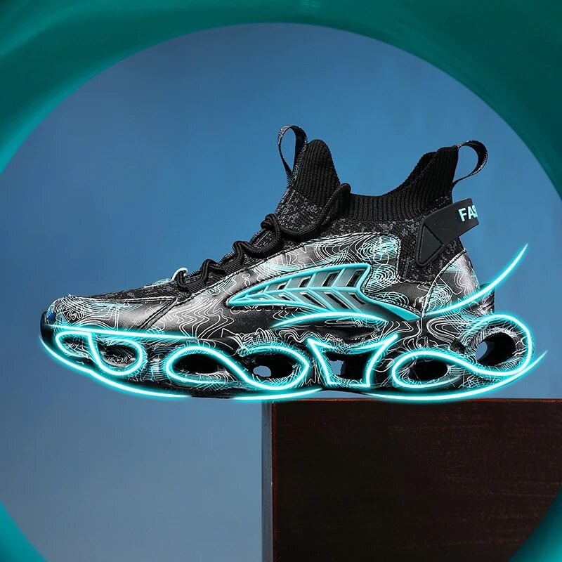 Νέα ανδρικά εξαιρετικά ελαφριά παπούτσια για τρέξιμο Μόδα Unisex Αθλητικά Παπούτσια Μεγάλου Μεγέθους Χοντρό γυναικεία λεπίδα Σόλα Παπούτσια Τζόκινγκ Ζευγάρι Zapatos