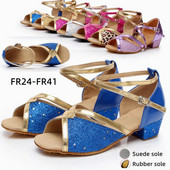 Παιδικά παπούτσια χορού για χορό Γυναίκα Παιδικά λάτιν μοντέρνα χορευτικά παπούτσια για κορίτσια Παπούτσια πρακτικής Salsa Tango σανδάλια 3,5 εκ. Χαμηλό τακούνι