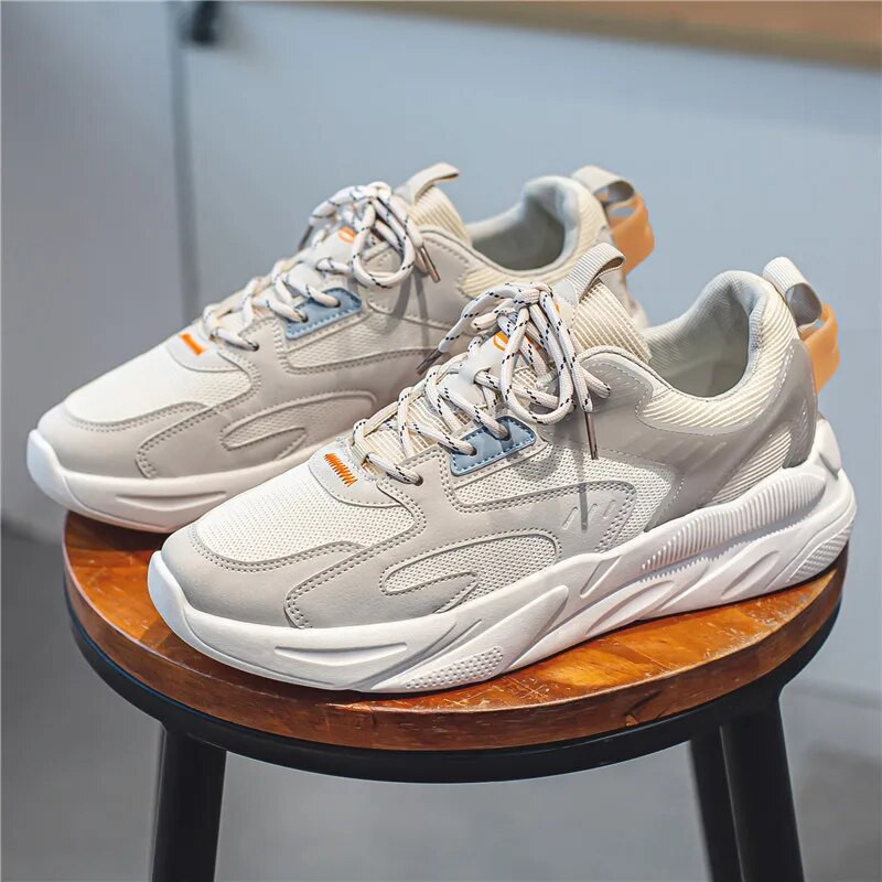 Õues hingavad meeste tossud Kvaliteetsed kulumiskindlad meeste jooksujalatsid Mugavad nööriga Zapatillas Hombre Moesuund