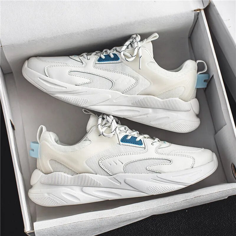 Õues hingavad meeste tossud Kvaliteetsed kulumiskindlad meeste jooksujalatsid Mugavad nööriga Zapatillas Hombre Moesuund