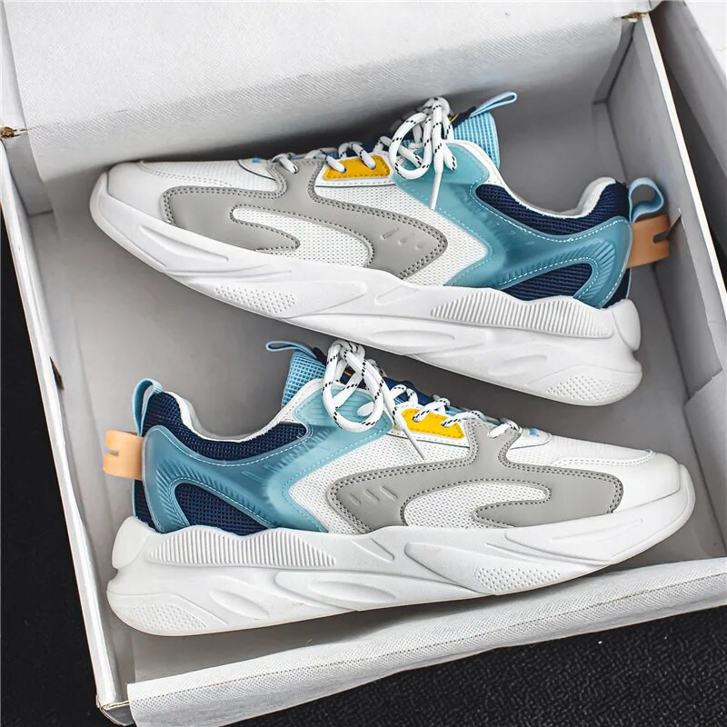 Õues hingavad meeste tossud Kvaliteetsed kulumiskindlad meeste jooksujalatsid Mugavad nööriga Zapatillas Hombre Moesuund