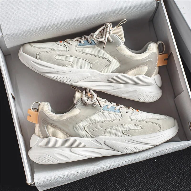 Õues hingavad meeste tossud Kvaliteetsed kulumiskindlad meeste jooksujalatsid Mugavad nööriga Zapatillas Hombre Moesuund
