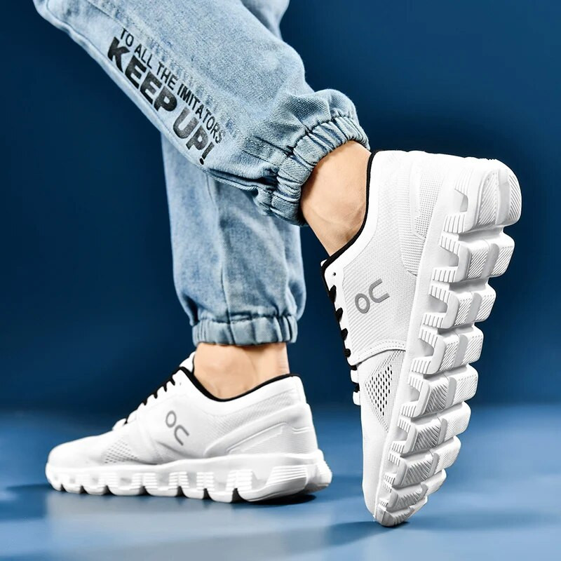 Ανδρικά αθλητικά παπούτσια με ελαφριά μαλακή σόλα εξωτερικού χώρου, Παπούτσια για τρέξιμο, Παπούτσια για περπάτημα, Αντικραδασμική προστασία, Πολυτέλεια, Casual, Επιλογή, Χειμώνας, Νέο, 2024