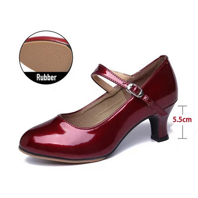 Naine nööriga ladina tantsujalatsid Moodsad rahvusvahelised tantsusaalid sotsiaalse tantsuga kontsa kõrgus 3,5 cm 5,5 cm