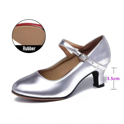 Naine nööriga ladina tantsujalatsid Moodsad rahvusvahelised tantsusaalid sotsiaalse tantsuga kontsa kõrgus 3,5 cm 5,5 cm