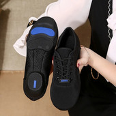 Mustad Professionaalsed Salsa Tantsukingad Meeste Naiste Standard Ballroom Tango Latin Teacher Tantsukingad Canvas Jazz Tossud