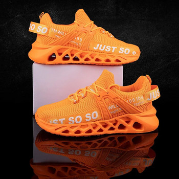 Лилави дамски спортни обувки за маратонки Мъжки мрежести маратонки Дишащи мъжки вулканизирани обувки Голям размер 48 тенис обувки