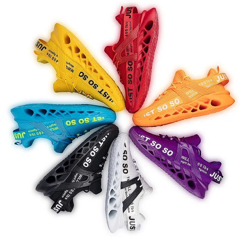 Violetinė moteriška sportinė avalynė bėgimo bateliai Vyriški tinkliniai sportbačiai Kvėpuojantys vyriški vulkanizuoti batai dideli 48 dydžio teniso bateliai