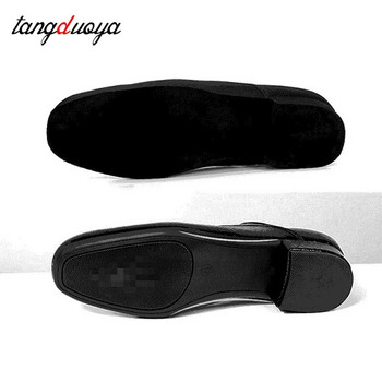 Ολοκαίνουργια λάτιν παπούτσια χορού ανδρικά μοντέρνα παπούτσια χορού Tango Man Μαύρο χρώμα Παπούτσια δασκάλου Salsa Practice