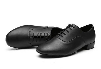 Έκπτωση Νέο!! Υψηλής ποιότητας λευκά μαύρα ανδρικά παπούτσια χορού χορού/ Salsa Tango Dance Shoes/ Latin Dance Shoes