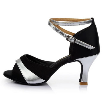 DIPLIP за жени Горещи разпродажби Чисто нови обувки за латино танци на ток Tango Ballroom Girls Salsa меки обувки за бални танци