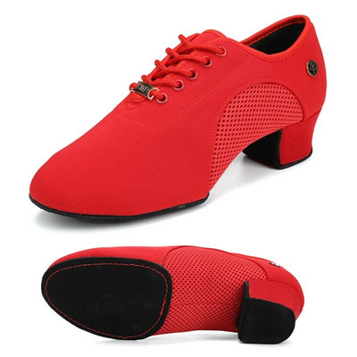 Γυναικεία Παπούτσια Χορού Γυναικεία Latin Παπούτσια Ανδρικά Γυναικεία Προπόνηση Παπούτσια χορού χορού Μαύρα Κόκκινα Practice Μοντέρνα Αθλητικά Παπούτσια Χορού Tango