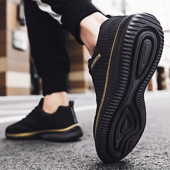 Ανδρικά παπούτσια για τρέξιμο με ελαφριά λουριά Ανδρικά παπούτσια από δίχτυ Άνετα αθλητικά παπούτσια περπατήματος που αναπνέουν για άντρες Tenis Masculino
