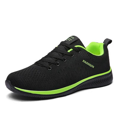 Meeste vabaaja jooksujalatsid Kerged lakk-up meeste võrkjalatsid Mugavad hingavad tossud mehele Tenis Masculino