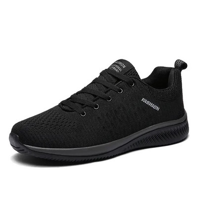 Meeste vabaaja jooksujalatsid Kerged lakk-up meeste võrkjalatsid Mugavad hingavad tossud mehele Tenis Masculino
