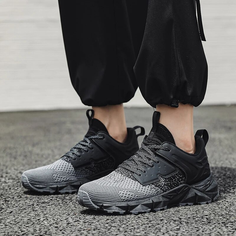 Ανδρικά αθλητικά παπούτσια για τρέξιμο με κορδόνια για περπάτημα παπούτσια τένις Υποστηρικτικά αθλητικά παπούτσια για τρέξιμο δρόμου
