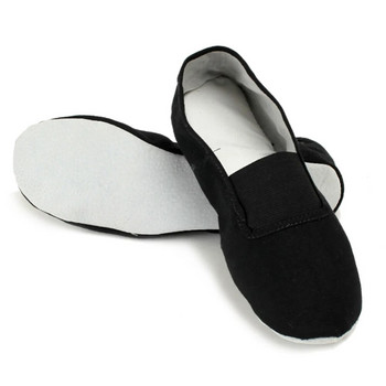 EU22-45 μαύρο λευκό επίπεδο δάσκαλος γιόγκα Γυμναστική παπούτσια μπαλέτου για παιδιά γυναίκα άνδρας