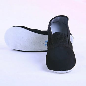 EU22-45 черни бели плосък учител по йога фитнес гимнастически балетни обувки за деца жена мъж
