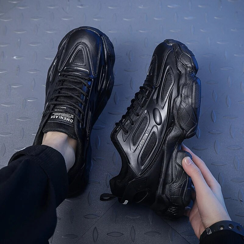 Pánske bežecké topánky, priedušné, módne, na platforme, ležérne, pánske topánky, športové, turistické, topánky, pánske...