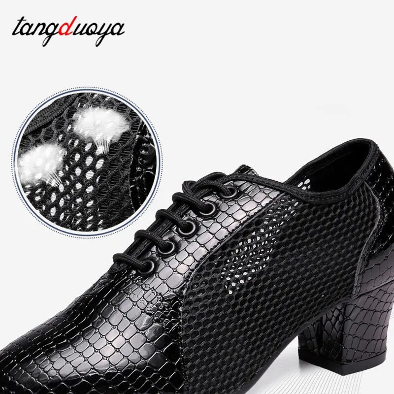 Dámske moderné tanečné topánky s uzavretou špičkou, letné sieťované, moderné jazzové tanečné tenisky, dámske priedušné, vonkajšie, cvičebné tanečné topánky