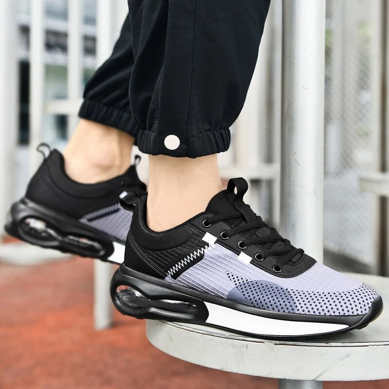 Õhkpadjaga jooksujalatsid meestele Naistele Unisex mood vabaajajalatsid Paarid Tossud Bränd Replica Max Kvaliteetsed jalatsid