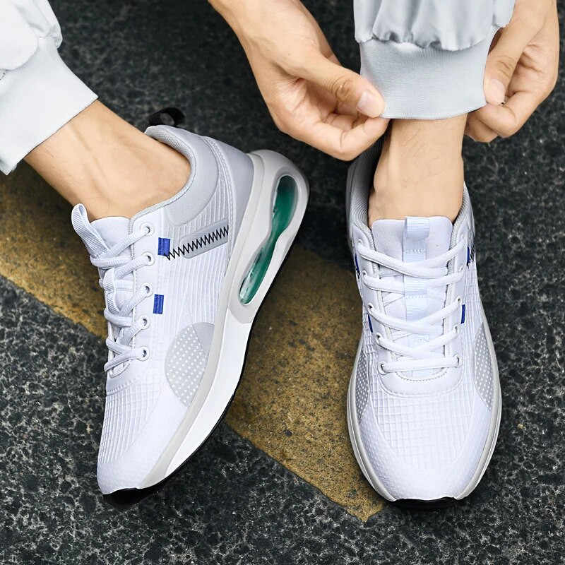 Õhkpadjaga jooksujalatsid meestele Naistele Unisex mood vabaajajalatsid Paarid Tossud Bränd Replica Max Kvaliteetsed jalatsid