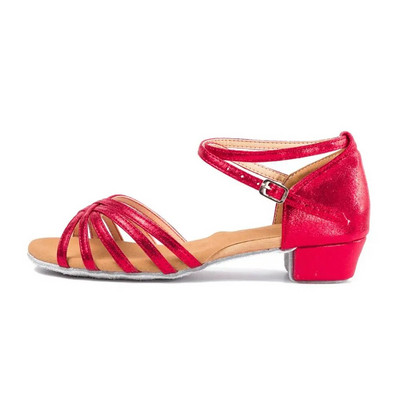 Pantofi de dans latino pentru sala de bal pentru copii, femei, fete, tango și salsa, pantofi moderni, cu toc mic, dame/copii, pantofi de dans pentru interior, profesioniști