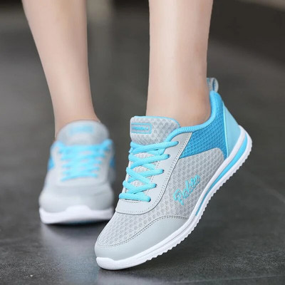 Дамски маратонки Модни обувки с връзки Дамски маратонки Плоски обувки за жени Меки едноцветни дамски обувки Tenis Feminino