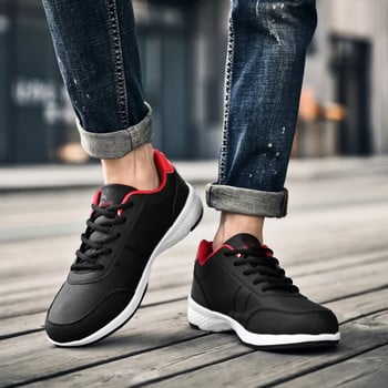 Δερμάτινα πάνινα παπούτσια για άντρες Υψηλής ποιότητας Casual Light Fashion Trend Leisure Αντιολισθητικά Ανδρικά Βουλκανιζέ Παπούτσια Business Man