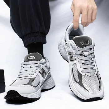 Мъжки маратонки Обувки Леки ежедневни модни Еластични за свободното време Мрежести обувки на открито Летни спортове Тенис Мъжки обувки за ходене