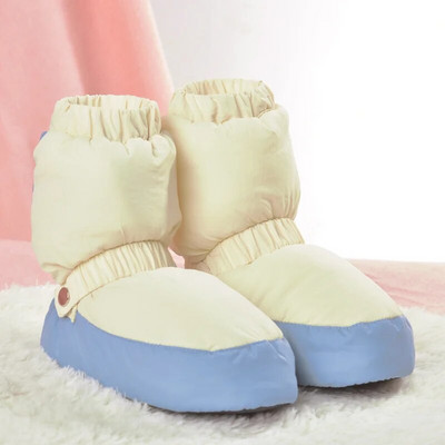 2024 Elasta Bootie Baletné zahrievacie topánky pre ženy Tanečné tréningové topánky Zimné termálne páperové topánky pre ženy Tanečné tenisky Zahrievacie topánky