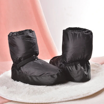 2024 Elasta Bootie Baletné zahrievacie topánky pre ženy Tanečné tréningové topánky Zimné termálne páperové topánky pre ženy Tanečné tenisky Zahrievacie topánky