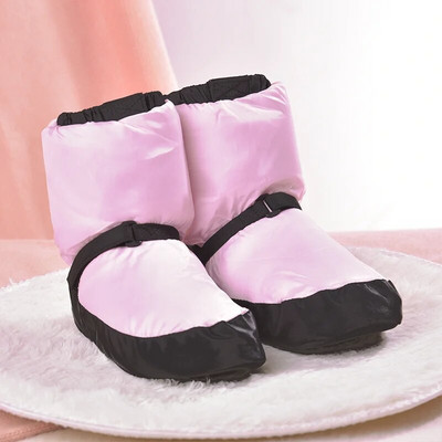 2024 Elasta Bootie Baletné zahrievacie topánky pre ženy Tanečné tréningové topánky Zimné termálne páperové topánky pre ženy Tanečné tenisky Zahrievacie topánky