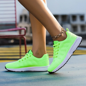 Дамски маратонки Леки дишащи маратонки за жени На открито Удобни мрежести обувки Спортни обувки за ходене Тенис