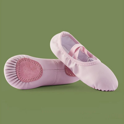 Papuci de balet pentru femeie Danseuse din piele PU Dansatori profesionisti pentru fete Copii Talpa moale Copii Pantofi de dans pentru copii mici