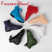 2023. aasta uued ehtsast nahast sporditossud, tantsusaapad naistele 7 värvi pehmed jazz-tantsukingad Balleti jõusaali spordijalatsid valged