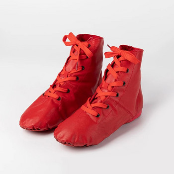 2023 Νέα αθλητικά αθλητικά αθλητικά παπούτσια από γνήσιο δέρμα Γυναικεία μποτάκια χορού 7 χρωμάτων Soft Jazz Dance Παπούτσια Ballet Gym Fitness Παπούτσια Λευκά