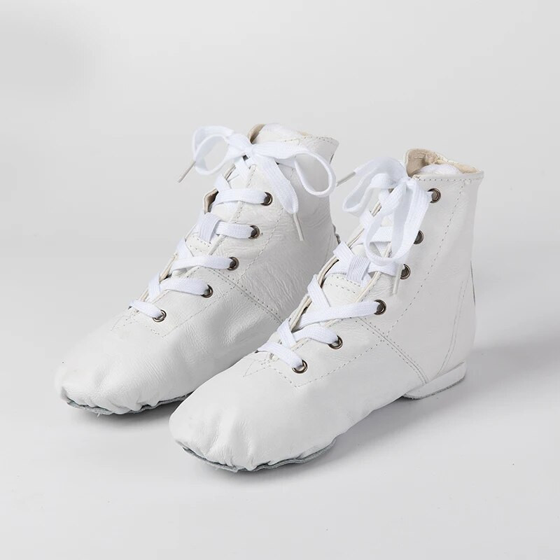 2023. aasta uued ehtsast nahast sporditossud, tantsusaapad naistele 7 värvi pehmed jazz-tantsukingad Balleti jõusaali spordijalatsid valged