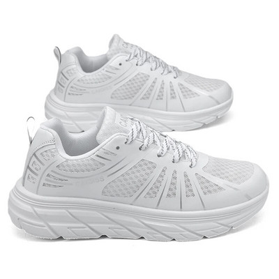 Vară fierbinte cu plasă respirabil cupluri pantofi de alergat pantofi sport pentru bărbați, galbeni de modă, pantofi sport anti-șoc, anti-alunecare