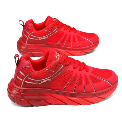 Vară fierbinte cu plasă respirabil cupluri pantofi de alergat pantofi sport pentru bărbați, galbeni de modă, pantofi sport anti-șoc, anti-alunecare