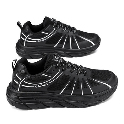 Vară fierbinte cu plasă respirabil cupluri pantofi de alergat pantofi sport pentru bărbați, galbeni de modă, pantofi sport anti-șoc, anti-alunecare