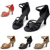 Pantofi de dans femei Fete Pantofi de dans Salsa Tango Pantofi de dans pentru interior Sandale de dans de vară cu toc 5 cm/7 cm