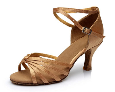 Pantofi de dans femei Fete Pantofi de dans Salsa Tango Pantofi de dans pentru interior Sandale de dans de vară cu toc 5 cm/7 cm
