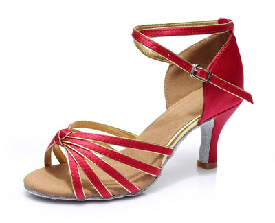 Pantofi de dans femei Fete Pantofi de dans Salsa Tango Pantofi de dans pentru interior Sandale de dans de vară cu toc 5 cm/7 cm