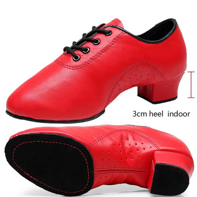 Ανδρικά μαλακά λάτιν παπούτσια χορού Modern Dance τακούνι 2,5 εκ. Για Αίθουσα χορού αγοριών Tango Παιδικά Ανδρικά Μαύρα παπούτσια χορού Μαλακή σόλα