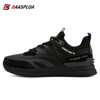 Baasploa New ανδρικά παπούτσια για τρέξιμο Ελαφριά αντιολισθητικά αθλητικά παπούτσια μόδας Ανδρικά άνετα, άνετα κορδόνια, δερμάτινα παπούτσια τένις για περπάτημα